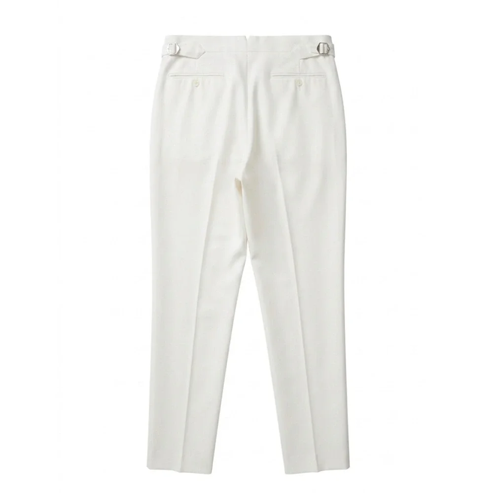 Ralph Lauren Purple Label Ivory Silk Trousers 30 Custom Shawl Tux Jacket Set 40R